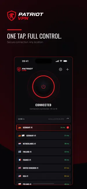 Patriot VPN – fast and stable screenshot 1