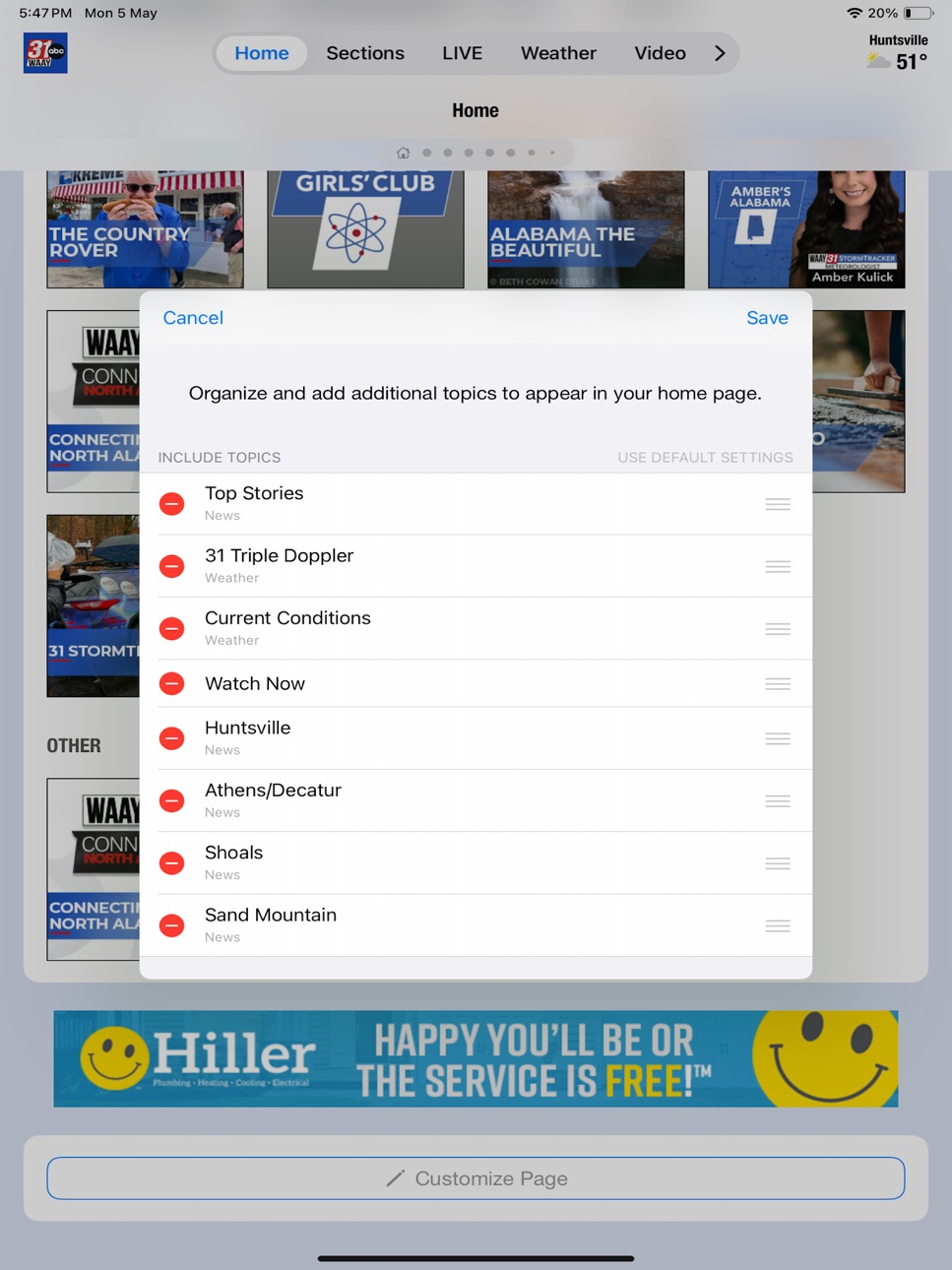 iPad screenshot