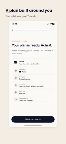 AI Habit Coach - ReCallMe Screenshot 6 of 6