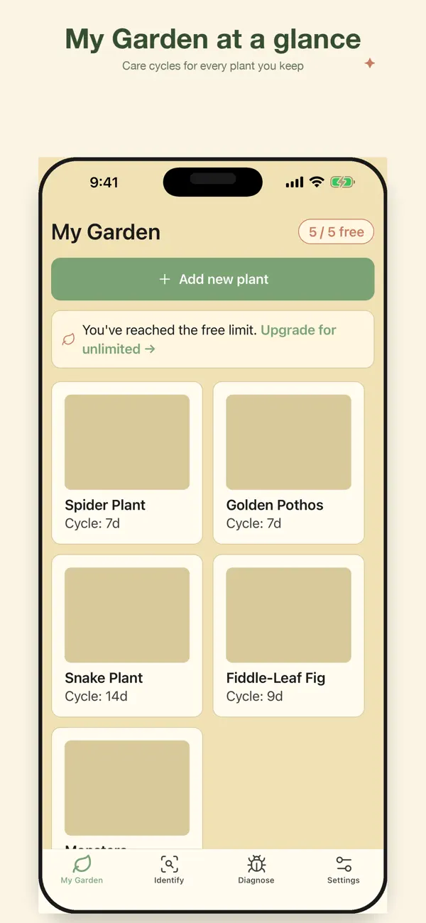 Screenshot #1 pour GardenSage AI