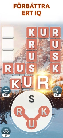 Ordspel: Ordet Kors / Korsord iPhone screenshot 2