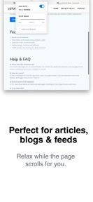 Auto Scroll for Safari screenshot