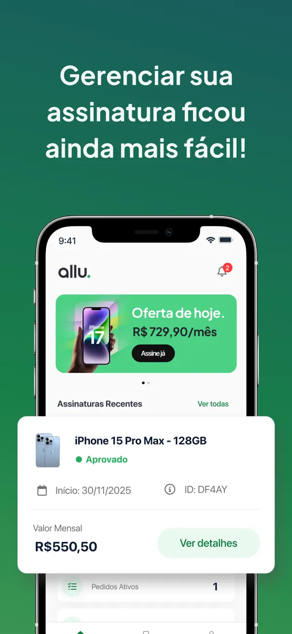 Screenshot #1 pour Allu: Assine essa ideia