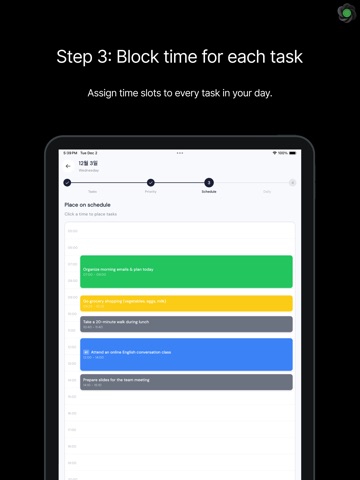 Chrobox: AI Timebox Planner iPad screenshot