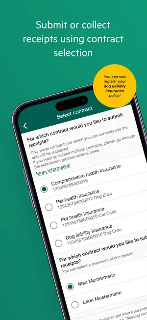HanseMerkur ServiceApp screenshot 4