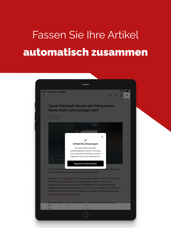 Screenshot #6 pour Gießener Allgemeine News