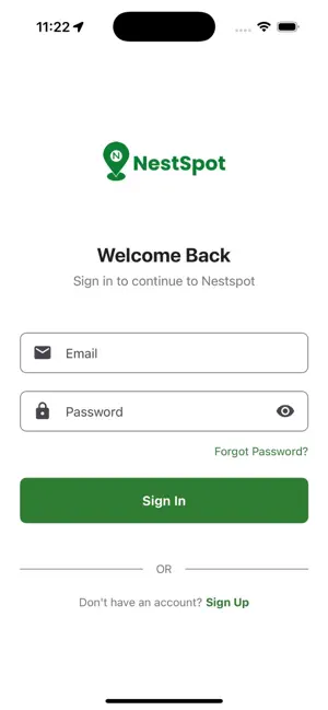 Nestspot Mobile screenshot 1