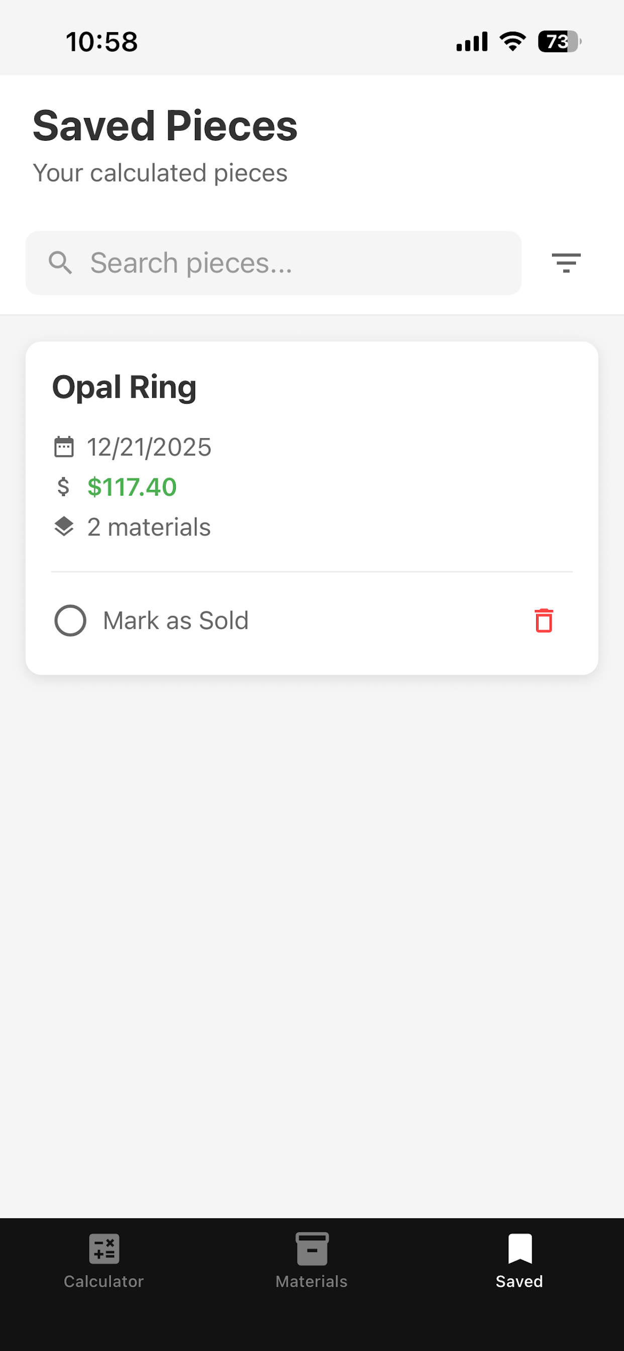 PiecePricer