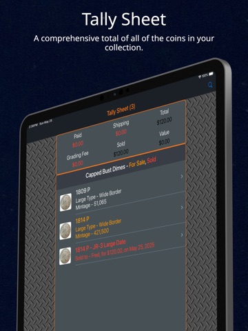Capped Bust Dime iPad screenshot