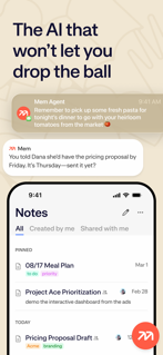 Mem – Your Personal AI Agent screenshot 1