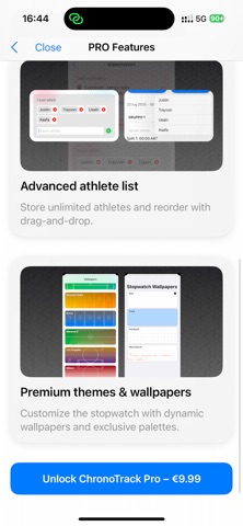 ChronoTrack Mobile Stopwatch Screenshot 5 of 6