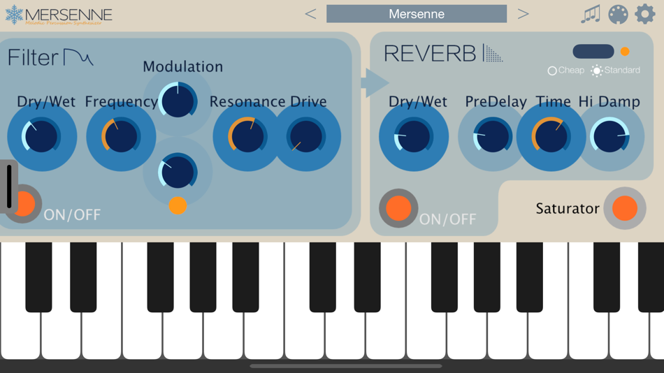 #7. Mersenne - AUv3 Plug-in Synth (iOS) 由: iceWorks, Inc.