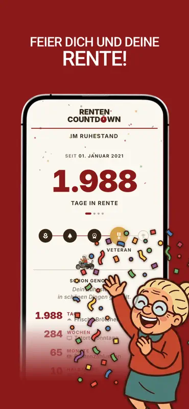 Renten Countdown by Turbo-Oma screenshot 6 of 7