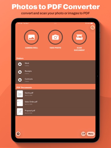 Photos PDF : Scanner Converter