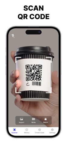 QR Code Reader⁃Barcode Scanner iPhone screenshot