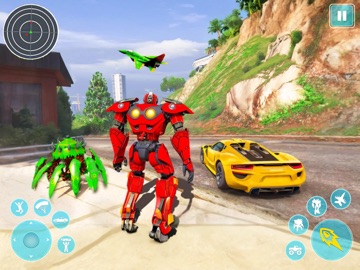 Octopus Robot Car Game 3D- War iPad screenshot