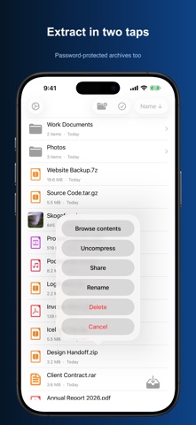 Zip & Unzip rar file extractor Screenshot 2 of 5