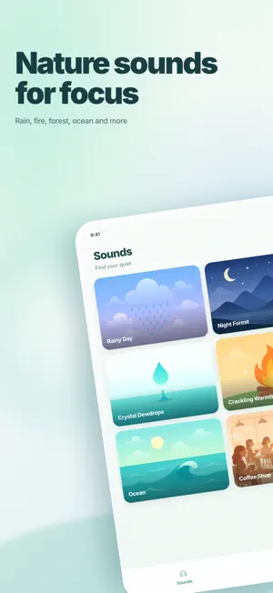 Sleep Sounds & Focus: Drop screenshot 3