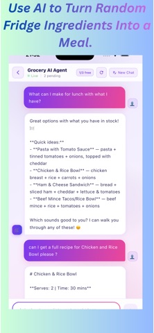 GrocaChef - Cook What You Have screenshot