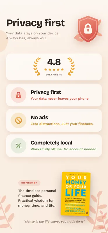 Money2Time: Expense Tracker screenshot 2 of 9