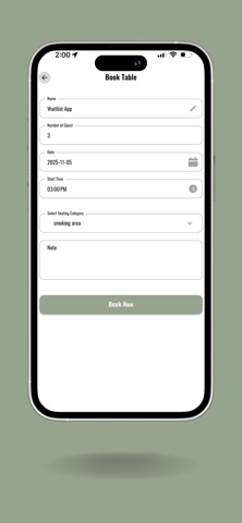 Waitlist: Restaurants Booking Screenshot 4 of 7