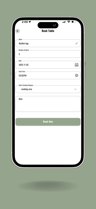 Waitlist: Restaurants Booking Screenshot 4 of 7