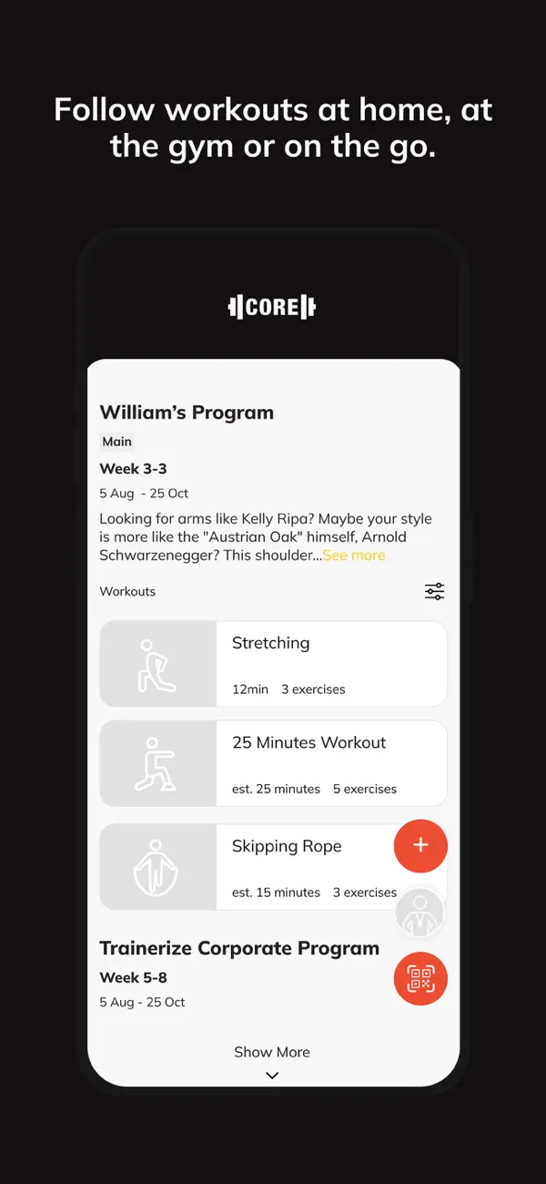 Screenshot #3 pour Core Family Fitness