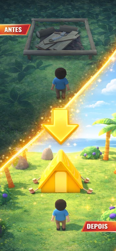 Sobrevivência: Jogo de Ilha screenshot 1