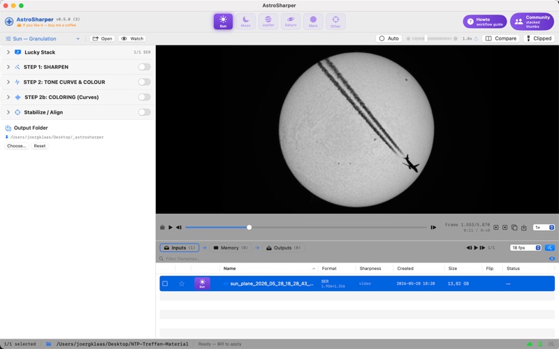 AstroSharper screenshot