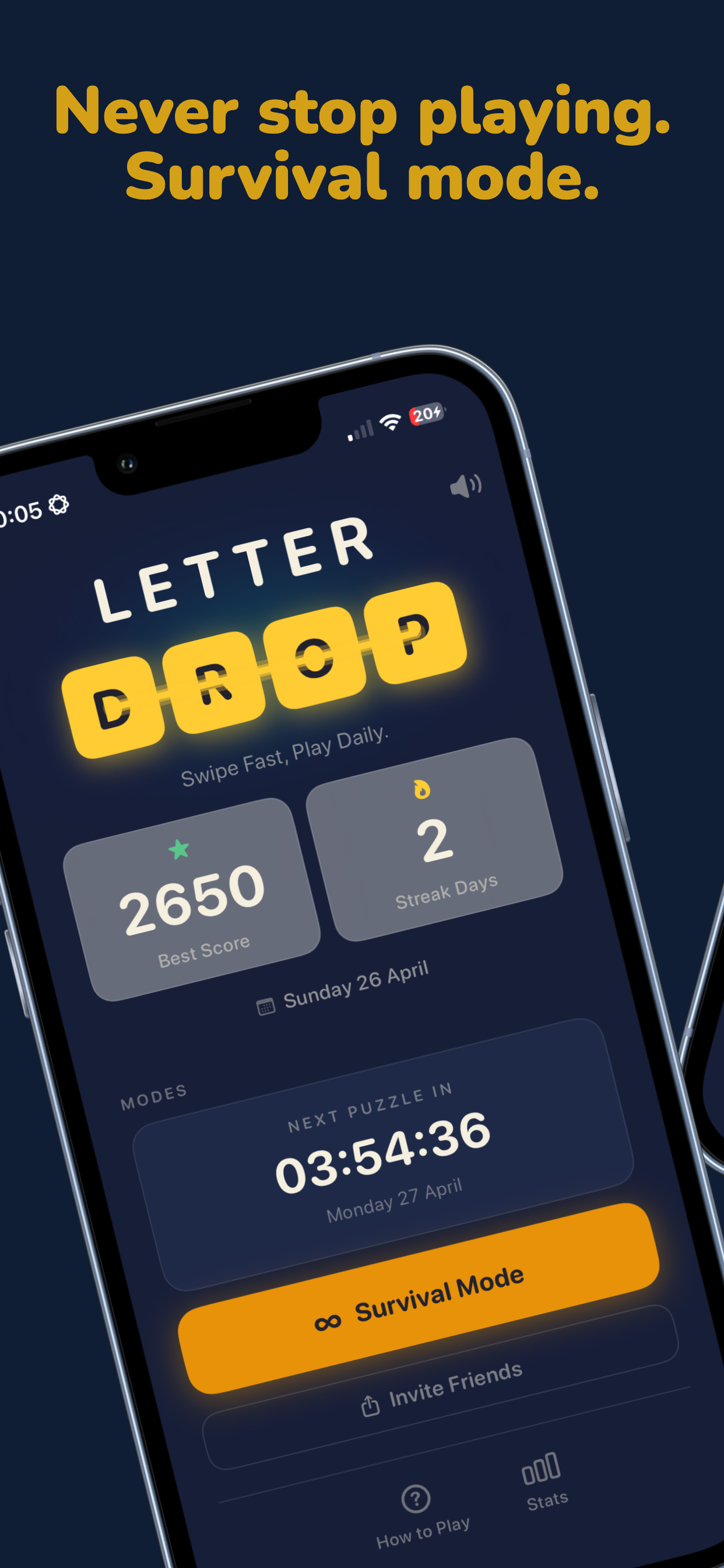 Letter Drop Challenge