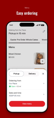 Our Place To Go iPhone screenshot