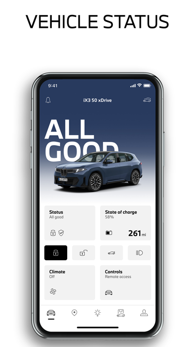 My BMW app screenshot