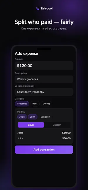 Tallypool: Easy Budgeting screenshot 2
