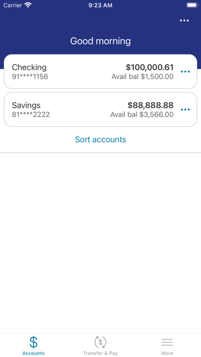 Fieldstone Credit Union Screenshot