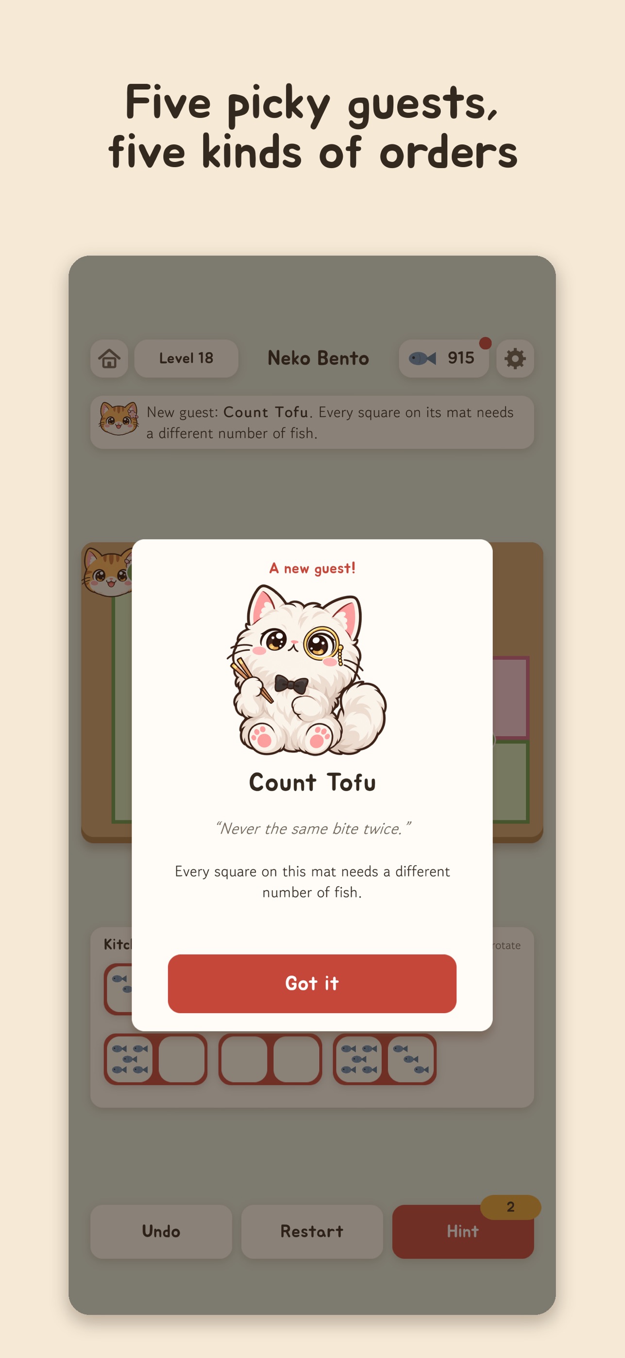 Screenshot 2 of Neko Bento: Cat Number Puzzle
