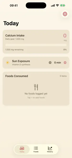Marrow: Calcium Tracker screenshot 1