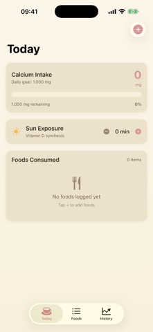 Marrow: Calcium Tracker iPhone screenshot