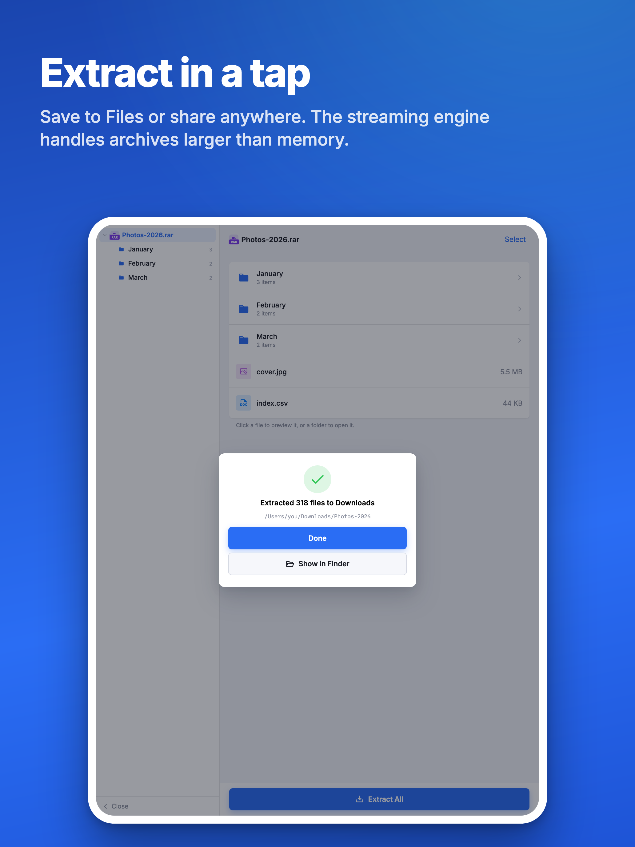 Archive Extractor: Unzip Files screenshot 10