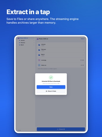 Archive Extractor: Unzip Files iPad screenshot