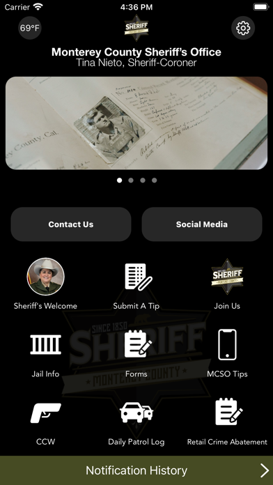 Monterey County Sheriff Screenshot