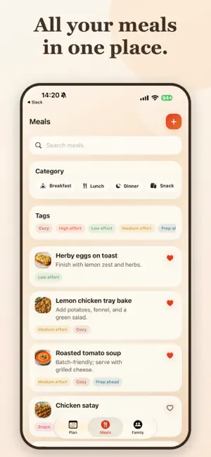 WeekPlate – Meal Planner screenshot 2
