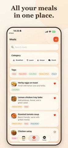 WeekPlate – Meal Planner Screenshot 2 of 3