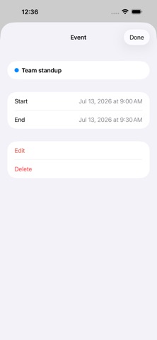 Calendar Widget: Day & Month Screenshot 5 of 7