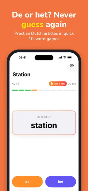 Lidwoordje – Dutch: de of het screenshot 1