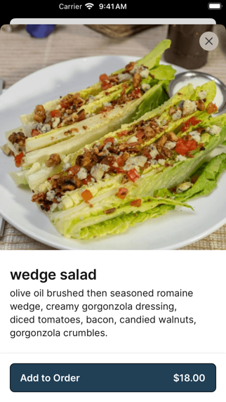 The Jump Restaurant & Bar app screenshot 2