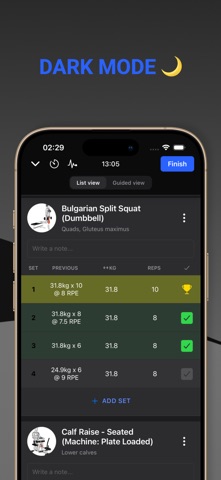 Mighty: Workout Log & Tracker Screenshot 10 of 10