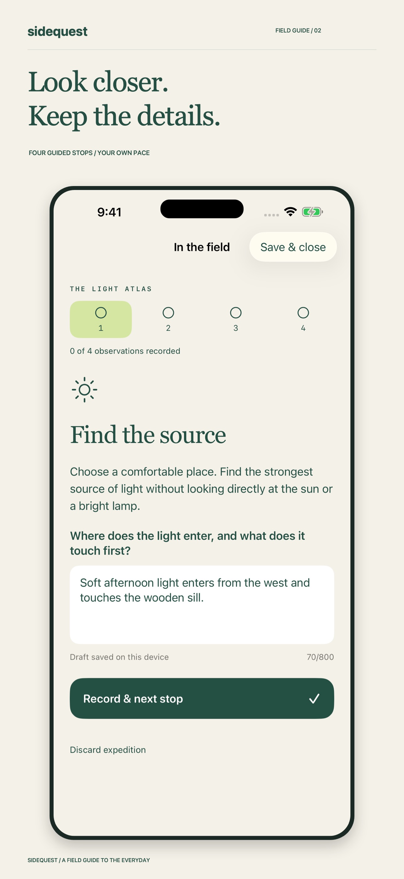 Screenshot 2 of Sidequest: Field Expeditions