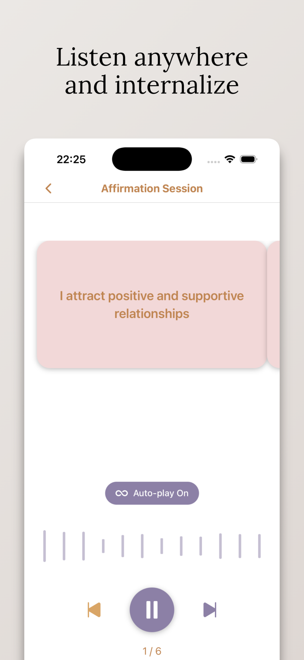 Listen Affirmation: Growth AI screenshot 3