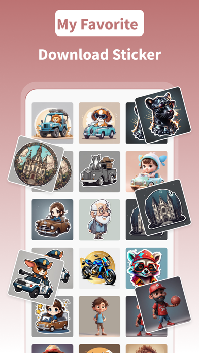 AI Sticker Generator Screenshot