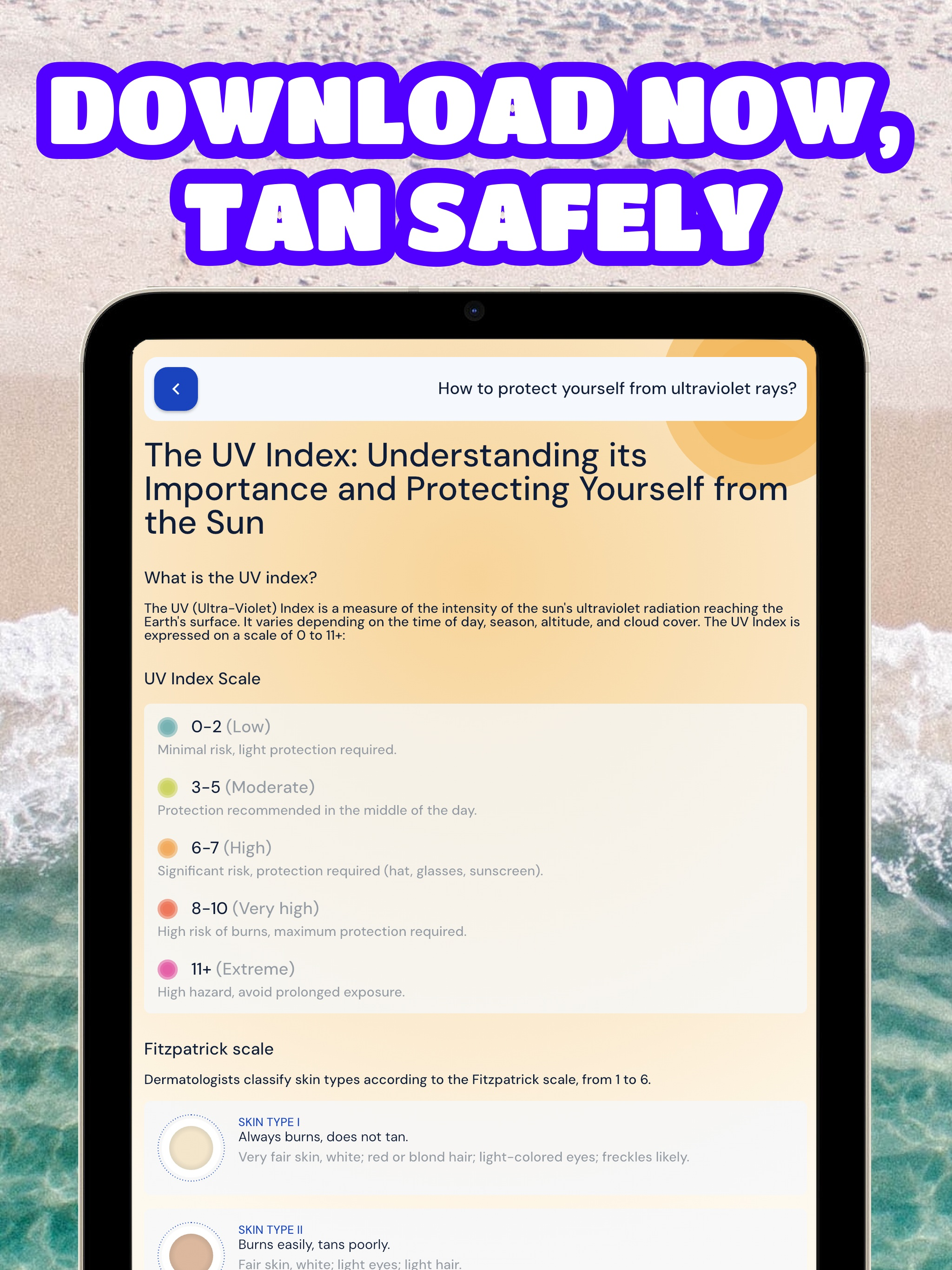 Sun Tracker: UV Index & Tan screenshot 16